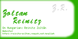zoltan reinitz business card